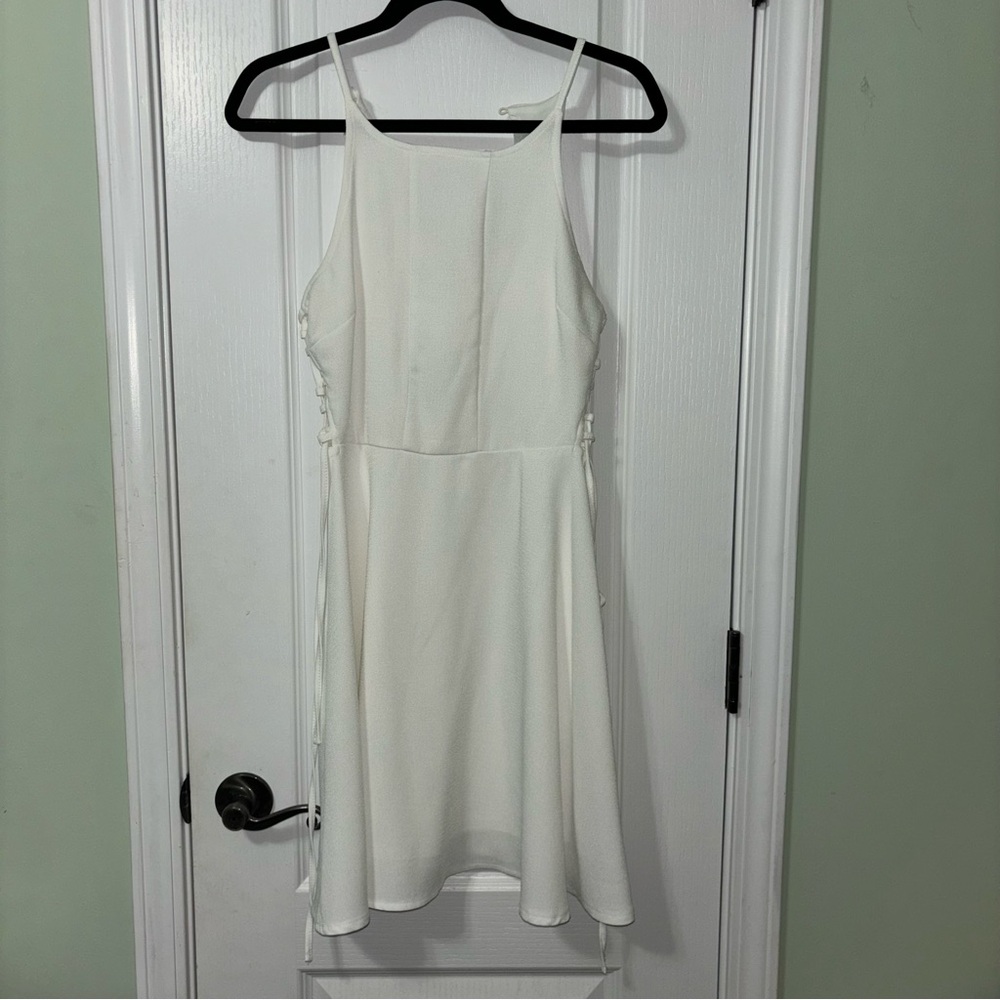 American Threads White Dress